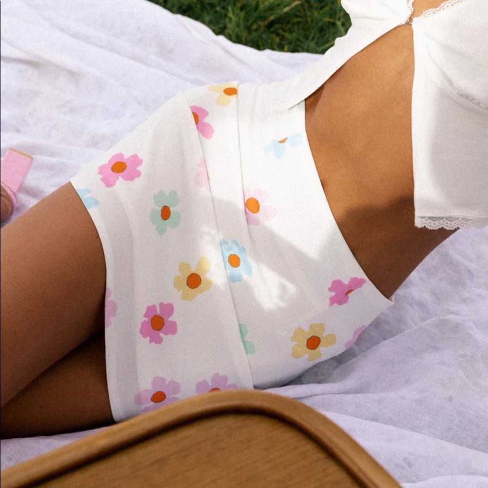 Princess Polly Mishka Mini Skirt White